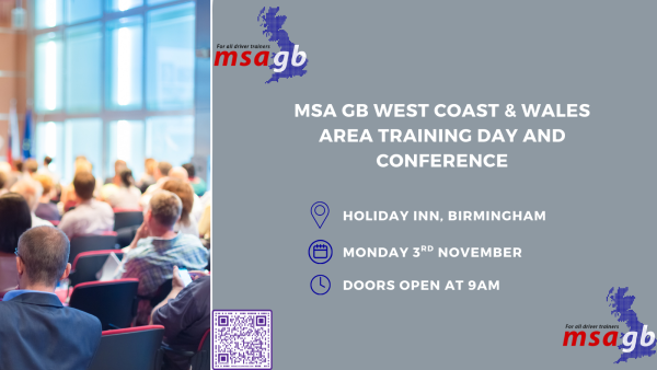 Area 4 West Coast & Wales Area Training Day and Conference- Non-Member Price